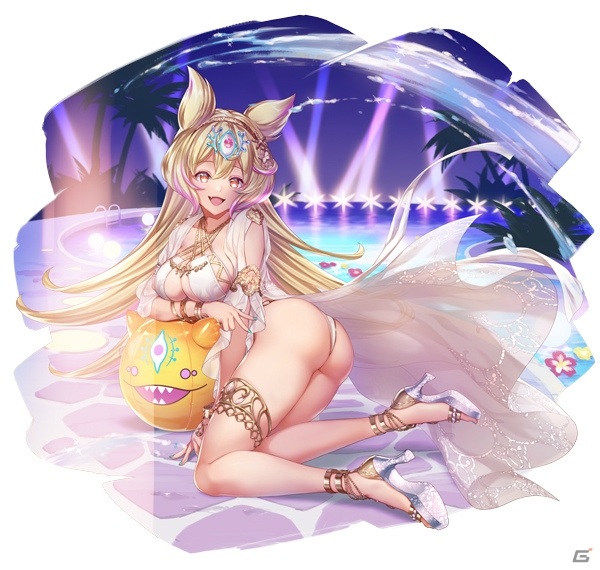 「幻獣契約クリプトラクト」サマーキャンペーンが開催！バレットやディオネが水着ユニットとして「涼風を呼ぶ守護女神」ガチャに登場の画像4