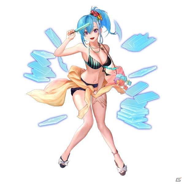 「幻獣契約クリプトラクト」サマーキャンペーンが開催！バレットやディオネが水着ユニットとして「涼風を呼ぶ守護女神」ガチャに登場の画像5