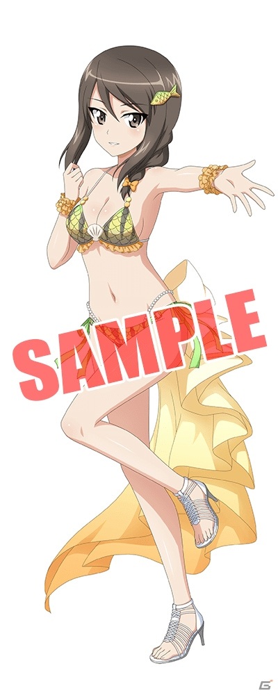 「ガールズ＆パンツァー 戦車道大作戦！」水着姿のダージリンやアンチョビたちが登場！の画像4