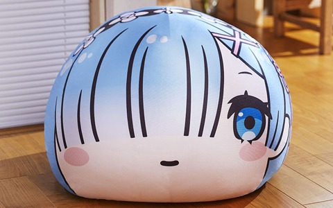 「Re:ゼロから始める異世界生活 レム びっぐもちぷちまるっこソファクッション」がF:NEXで予約開始