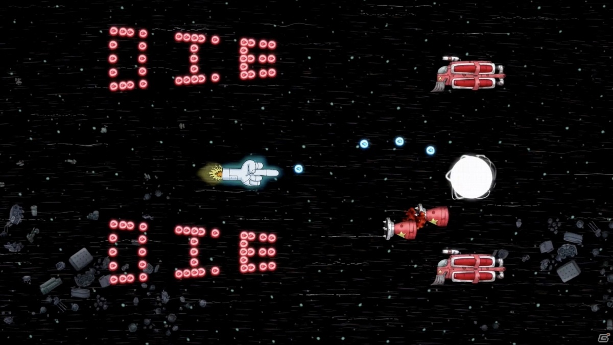 中指型の宇宙船で突き進め！接近戦もできるSTG「Freedom Finger」が7月22日にPS4/Switchで発売の画像8