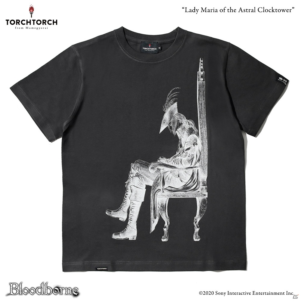 「Bloodborne」“時計塔のマリア”や“星の娘、エーブリエタース”をフィーチャーしたTシャツが8月上旬に発売！の画像3