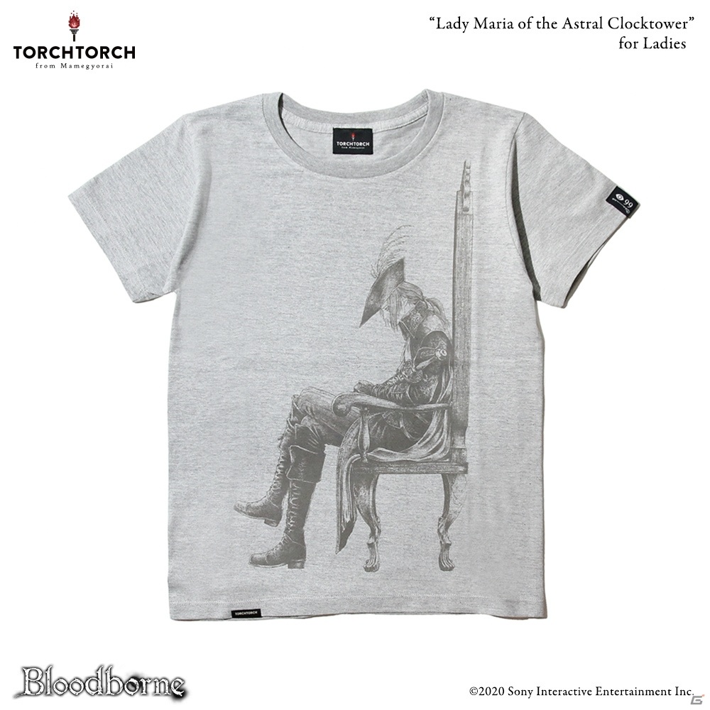 「Bloodborne」“時計塔のマリア”や“星の娘、エーブリエタース”をフィーチャーしたTシャツが8月上旬に発売！の画像7