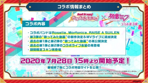 「バンドリ！ ガールズバンドパーティ！」初音ミクとのコラボレーション企画第3弾が開催決定！の画像1