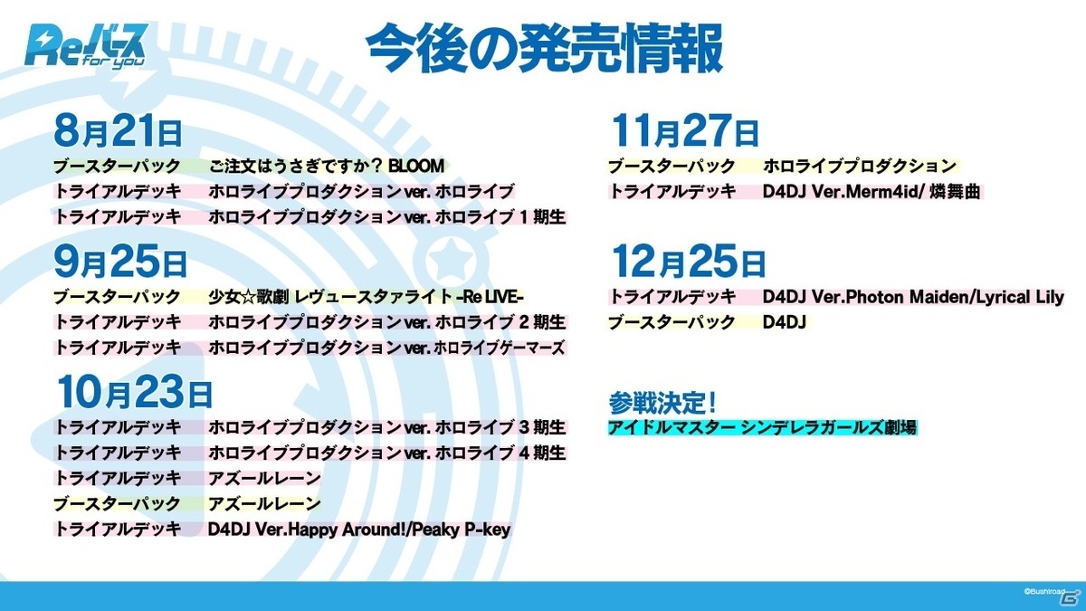 ヴァンガード10周年に向けた取り組みや各コンテンツの最新情報が届けられた「ブシロードTCG戦略発表会絆」レポートの画像48