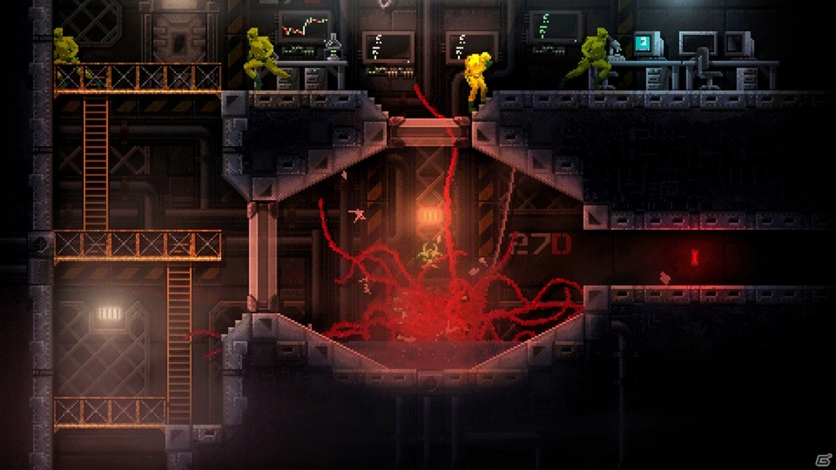Xbox One/Switch/Steam「CARRION」が7月23日にリリース！触手の怪物を操るリバース・ホラーアクションの画像2