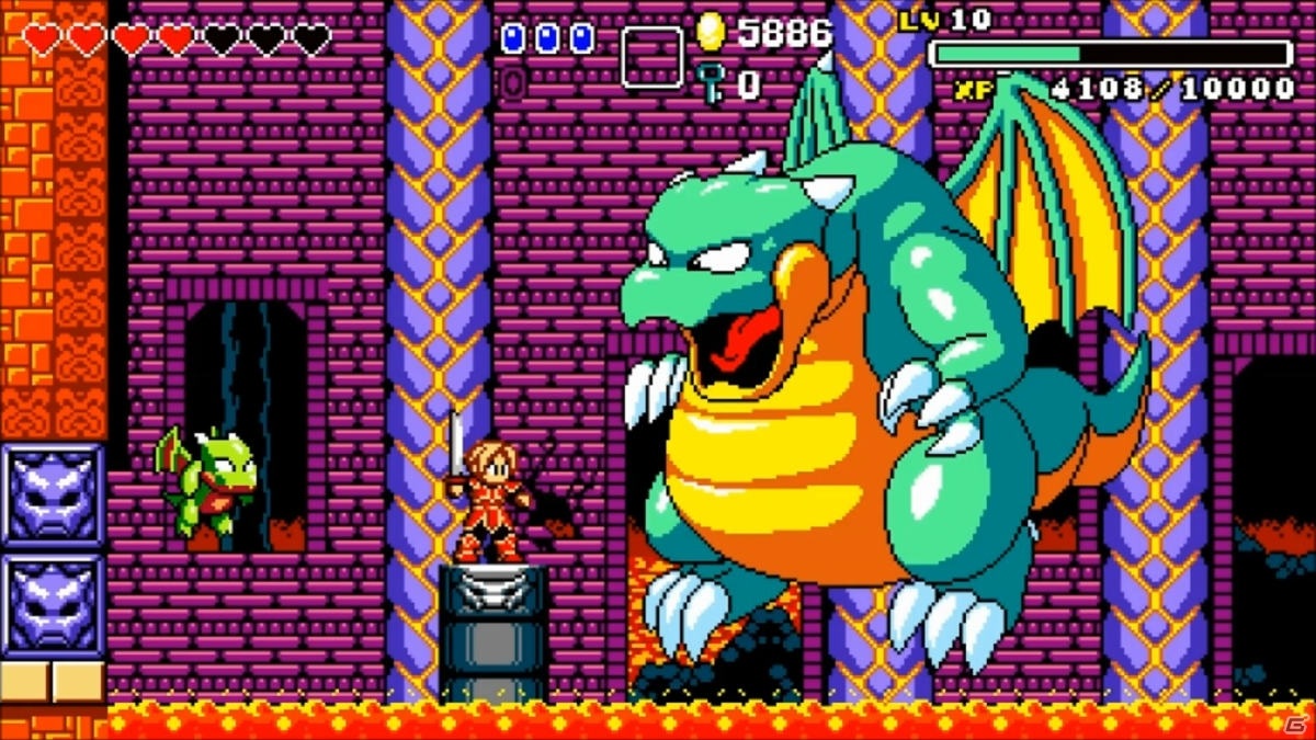 16bit風に描かれた王道横スクロールアクションRPG「Aggelos」がPS4/Switchで7月30日より配信！の画像6