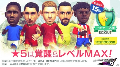 「サカつくRTW」毎日10連が引ける「サマーチケットスカウト」や即戦力が獲得可能な「ビギナー応援スカウト」が開催！の画像2
