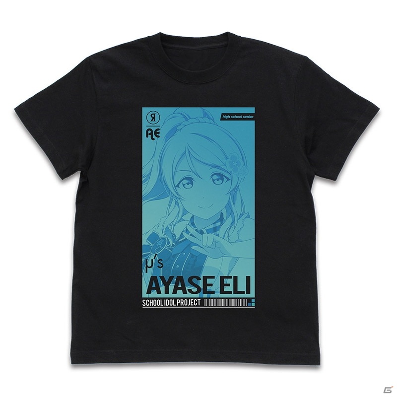「ラブライブ！」よりμ'sメンバーの笑顔をデザインした「Tシャツ ALL STARS Ver.」が登場！の画像3