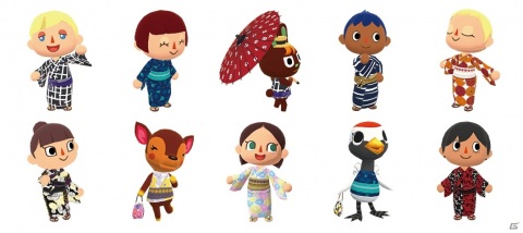 「どうぶつの森 ポケットキャンプ」にSOU・SOUの「京ゆかた」や和装小物が登場！7月29日よりタイアップ企画がスタートの画像2