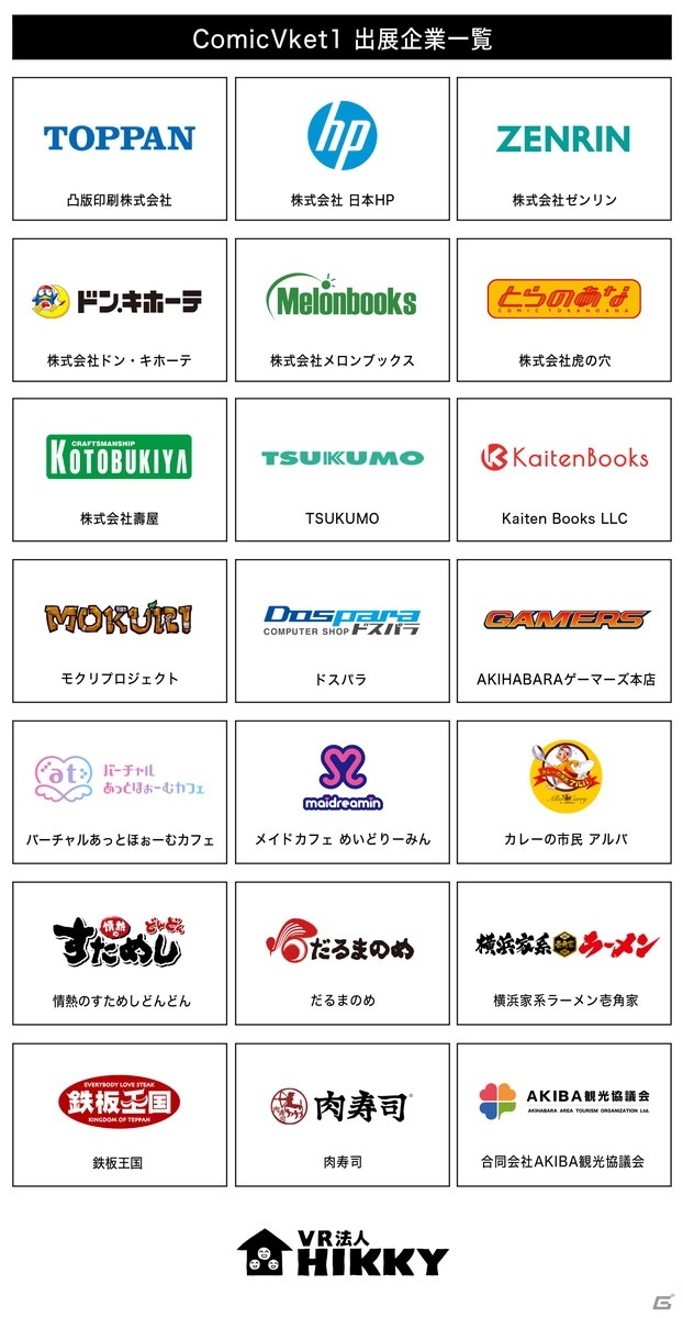 同人誌即売会「ComicVket1」が8月13日より開催！会場は“バーチャル秋葉原”の画像8