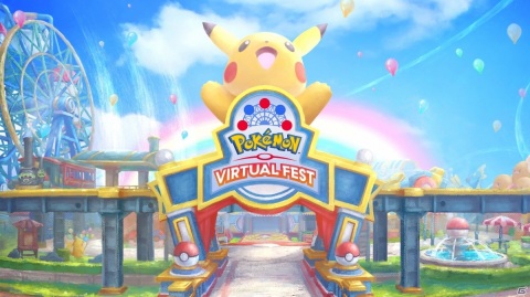 バーチャル遊園地「ポケモンバーチャルフェスト」が8月12日にcluster内でオープン！の画像1