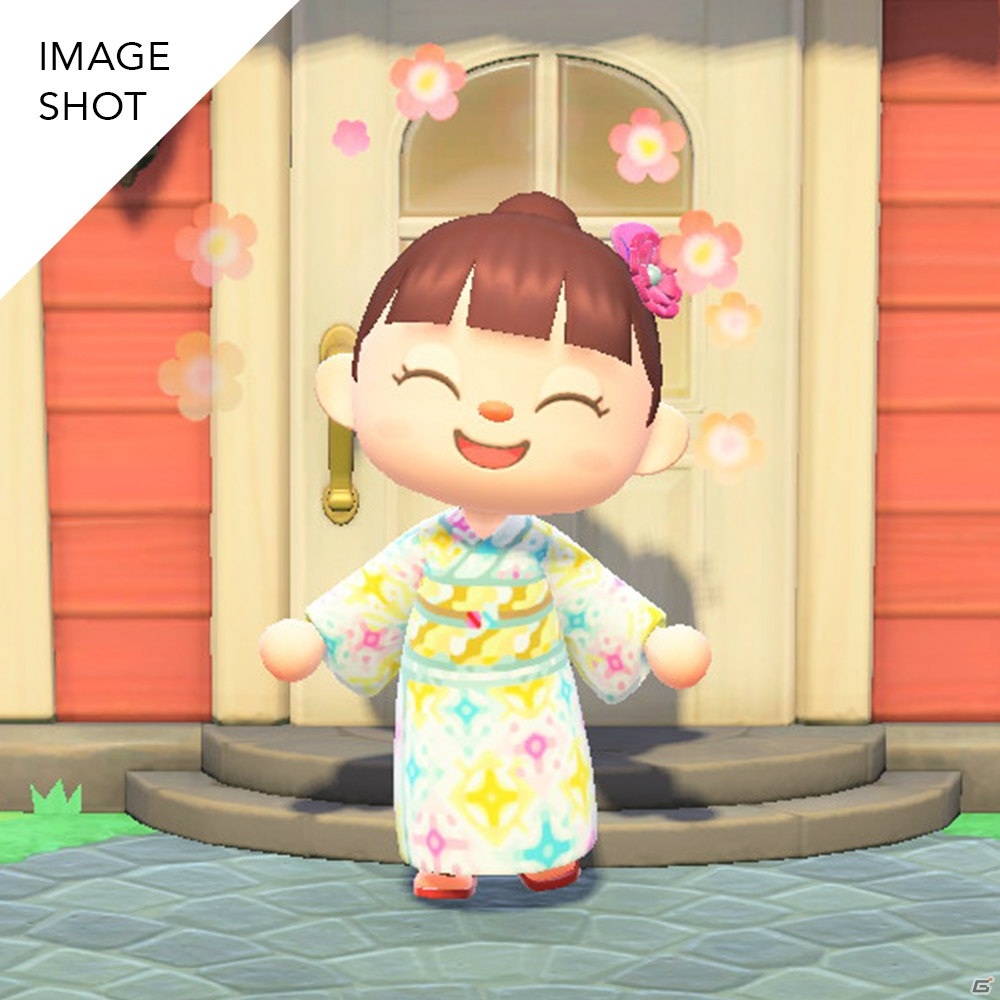 「あつまれ どうぶつの森」にて着物ブランド「ふりふ」の新作浴衣10柄がマイデザインとして無料配布！の画像1