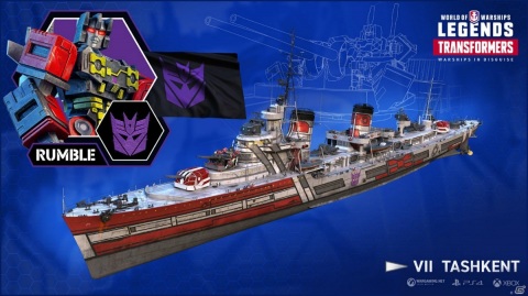 「World of Warships」「World of Warships: Legends」にて「トランスフォーマー」とのコラボが9月より開催決定！の画像10