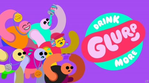 スポンサー命のオリンピックで金メダルを目指せ！パーティーゲーム「Drink More Glurp」がSwitch/Steamで本日発売の画像1