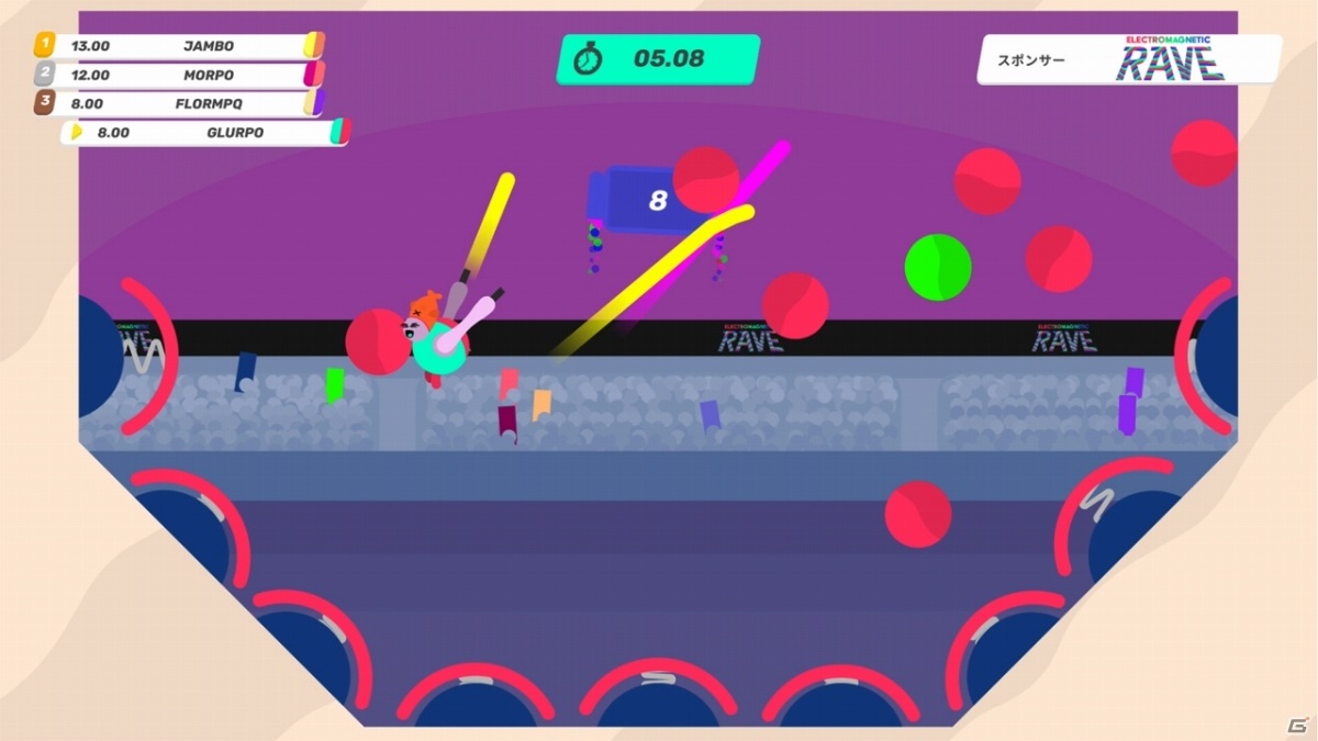 スポンサー命のオリンピックで金メダルを目指せ！パーティーゲーム「Drink More Glurp」がSwitch/Steamで本日発売の画像6