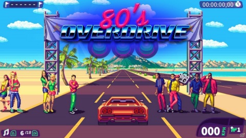 懐かしの16＆32ビットのレースゲームを思い出す「80's OVERDRIVE」がSwitchで配信開始！の画像1