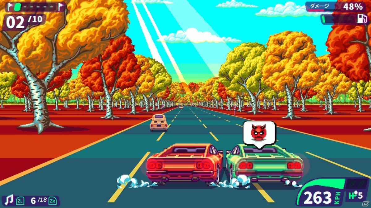 懐かしの16＆32ビットのレースゲームを思い出す「80's OVERDRIVE」がSwitchで配信開始！の画像3