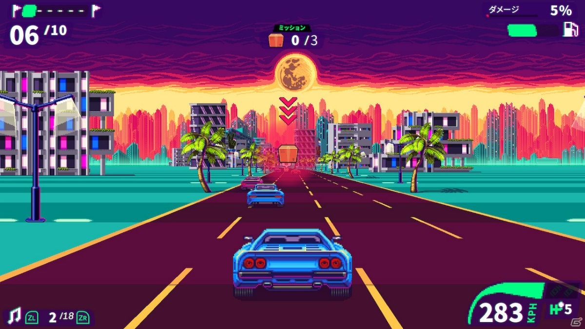 懐かしの16＆32ビットのレースゲームを思い出す「80's OVERDRIVE」がSwitchで配信開始！の画像6