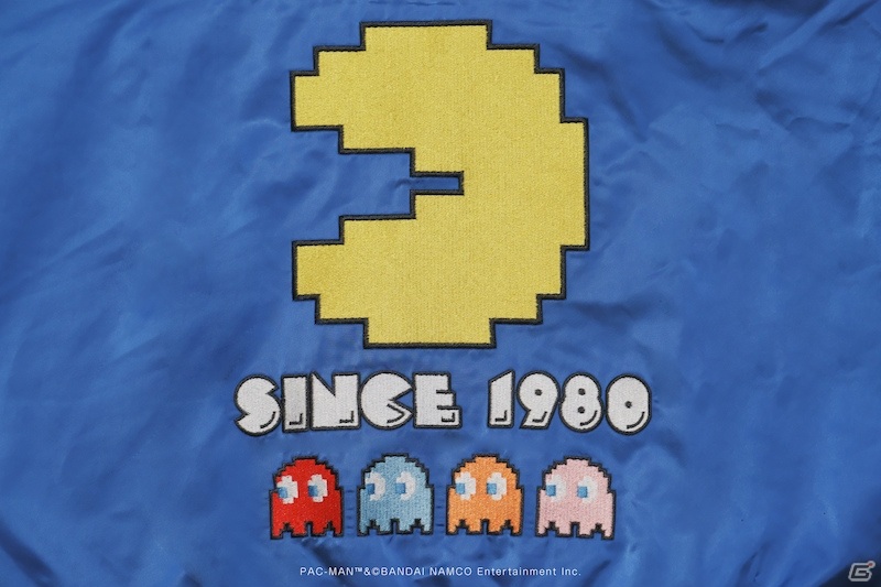 「パックマン40周年メモリアルブルゾン」が発売決定！パックマンver.／ブリンキーver.の2種で登場の画像5