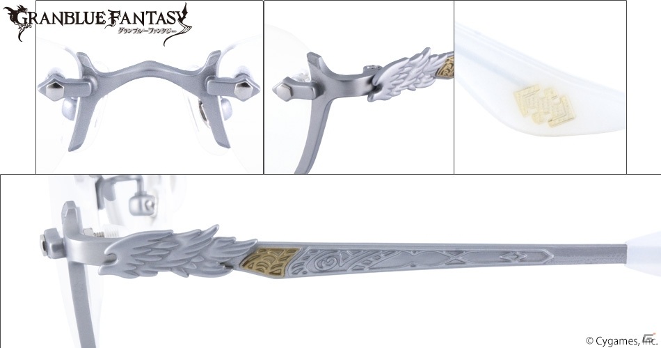 グランブルーファンタジー」のコラボ眼鏡にサンダルフォン