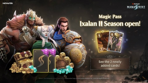 「マジック：マナストライク」マジックパス「イクサランIIシーズン」が追加！無色のユニット・活線の鞭が登場の画像1