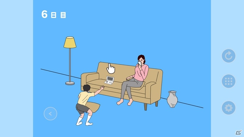 PS4版「ママにゲーム隠された」が配信開始！50ステージにもわたる母と子の攻防の舞台はPS4への画像3