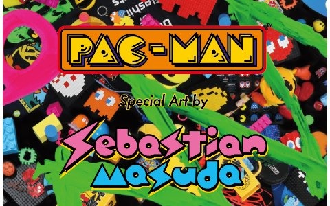 「パックマン」とアートディレクター・増田セバスチャン氏のコラボが実施！新作アートがコラボグッズになって登場
