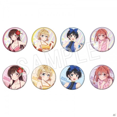 描き下ろし水着イラストのグッズが登場！TVアニメ「彼女、お借りします」サマーフェアinアニメイトが8月15日より開催の画像5