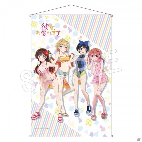描き下ろし水着イラストのグッズが登場！TVアニメ「彼女、お借りします」サマーフェアinアニメイトが8月15日より開催の画像6