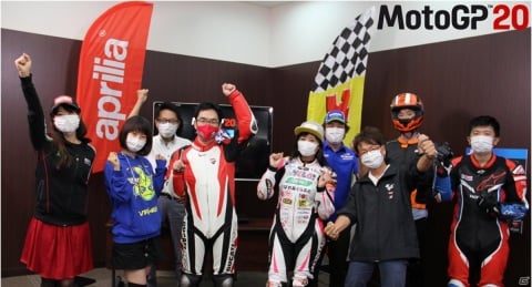 「MotoGP 20」収録メーカー対抗「webオートバイ杯」が開催！レーシングアナウンサー・シモさんによる実況付き動画が公開の画像1