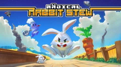 クラシックなピクセルグラフィックが特徴のハイスピード謎解きアクション「Radical Rabbit Stew」がPS4/Switch向けに発売決定！の画像1
