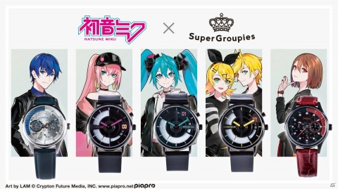 初音ミクや鏡音リン・レンなどをイメージしたコラボアイテムが新登場！腕時計や財布など全17アイテムの画像2