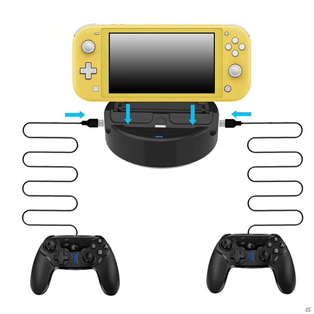 コロンバスサークルより2つのUSBポートが搭載されたSwitch/Switch Lite用充電スタンドが8月27日に発売！の画像3