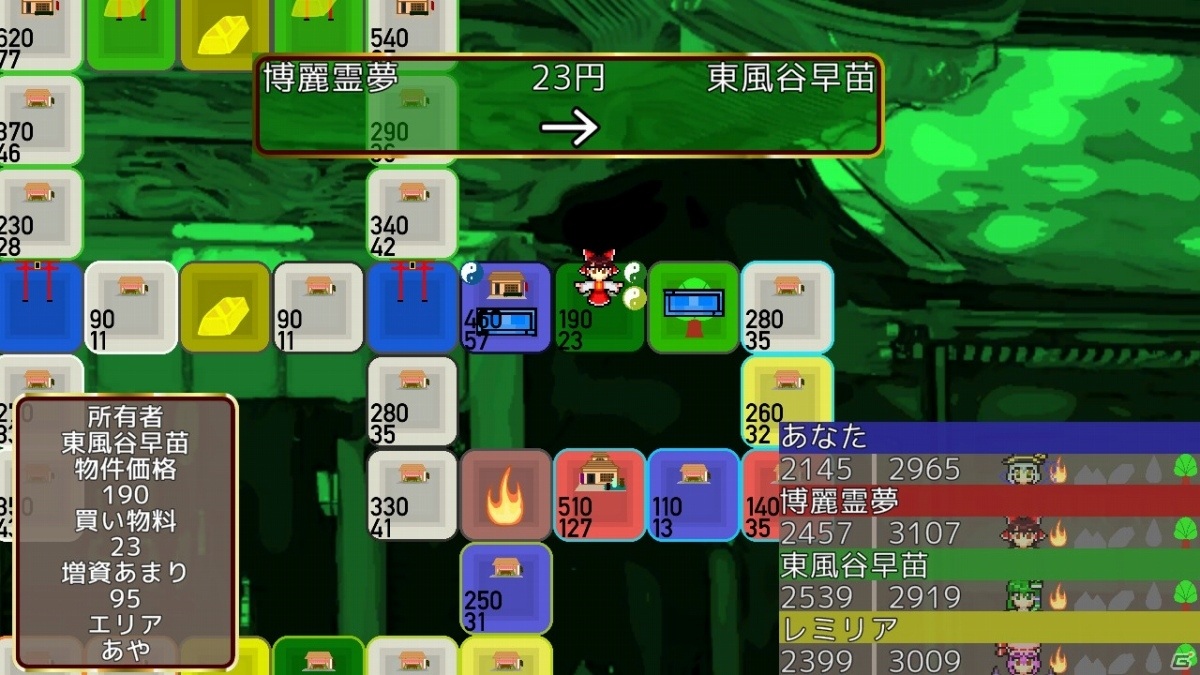 すごろくマネーゲーム「東方金株店 ～Touhou MONEY STOCKS SHOPS～」の早期アクセスがSteamで開始！の画像11