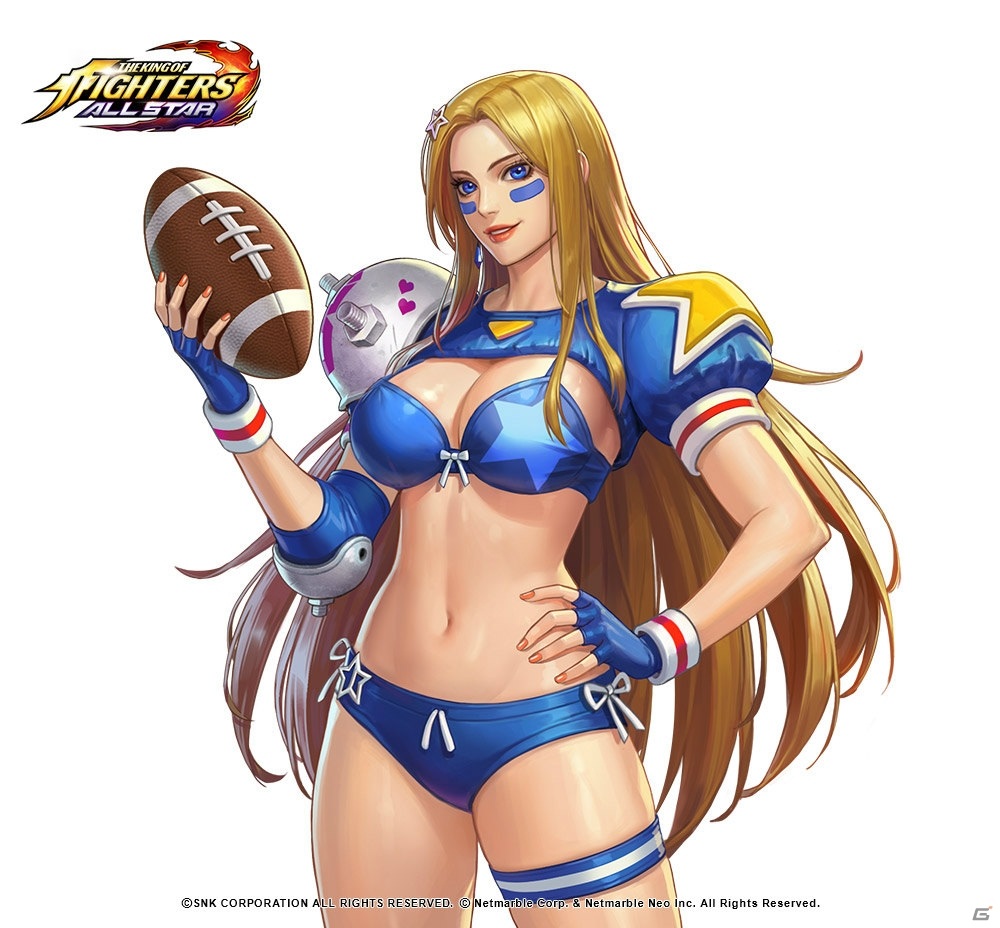 「THE KING OF FIGHTERS ALLSTAR」新たな女体化ファイターとしてブロンド長髪の美女「プリティー・ブライアン」が登場！の画像2