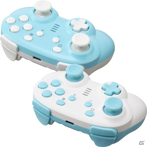 サイバーガジェットのジャイロコントローラー ミニ 無線タイプ2個セットの新色・ライトブルーが8月27日に発売！の画像3