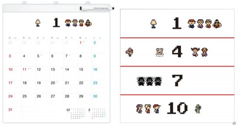 ホワイトボードカレンダーに「MOTHER」バージョンが登場！ほぼ日手帳2021には敵キャラがモチーフのカバーもの画像5