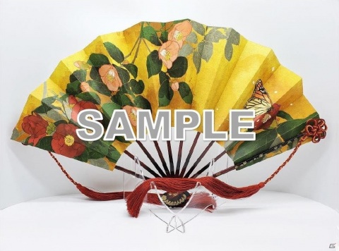 京都老舗の扇子専門職人の手による「うたわれるもの ロストフラグ 京都