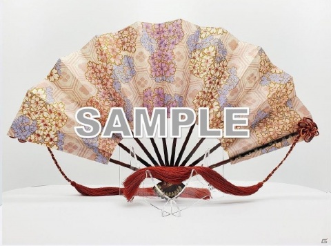 京都老舗の扇子専門職人の手による「うたわれるもの ロストフラグ 京都