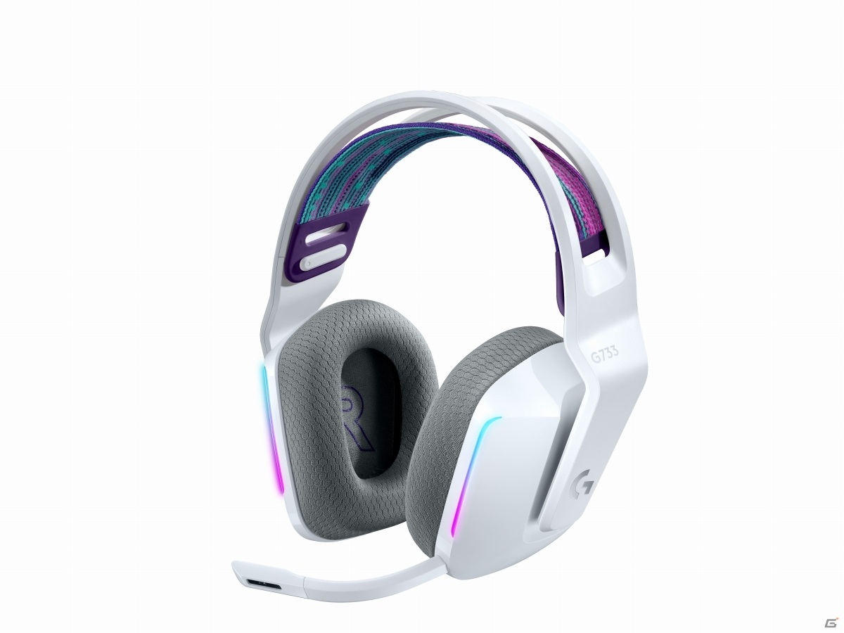 ロジクール、無線モデルで最軽量278gのゲーミングヘッドセット「G733」を9月17日に発売の画像7