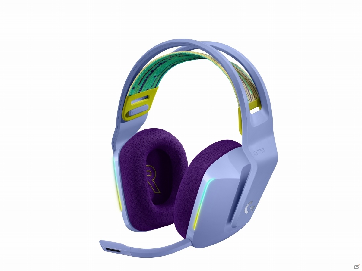 ロジクール、無線モデルで最軽量278gのゲーミングヘッドセット「G733」を9月17日に発売の画像8