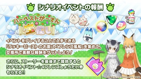 「けものフレンズ3」最大200回の無料しょうたいや「わいわいツリーハウス」などの新コンテンツも！1周年記念特番の新情報まとめの画像4