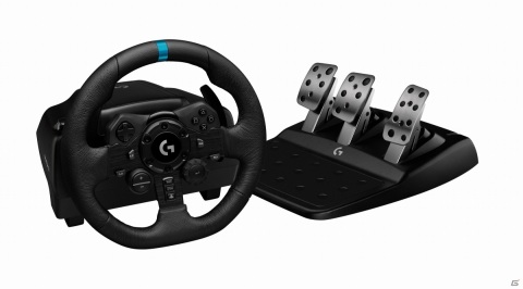 ロジクール5年ぶりのステアリングホイール新作「ロジクール G923 レーシングハンドル＆ペダル」が9月17日に発売！の画像1