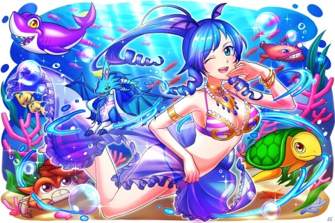 「ドラゴンエッグ」にて「海物語」とのコラボイベントが開催！マリンやサムが登場するガチャが初回11連無料の画像3