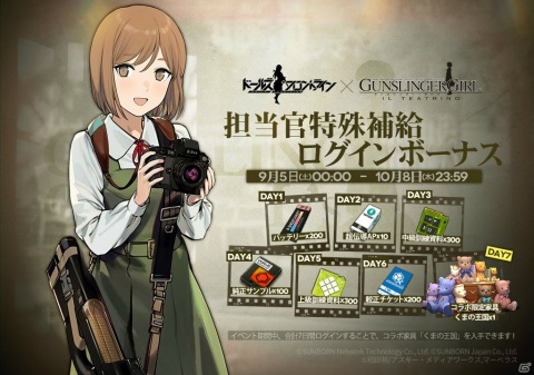 「ドールズフロントライン」にて「ガンスリンガー・ガール」とのコラボイベントが9月11日に開催決定！の画像2