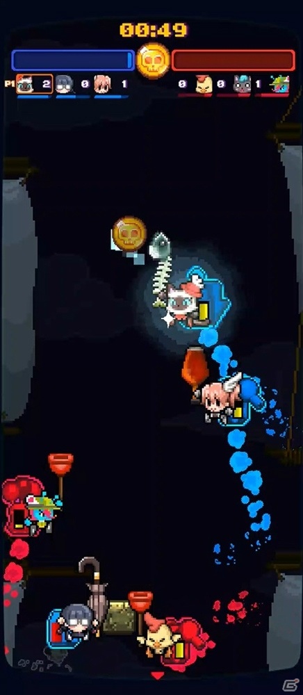 シンプル操作のスマホ向けクイックバトルアクション「ROCK BOTTOM」が配信開始！の画像7
