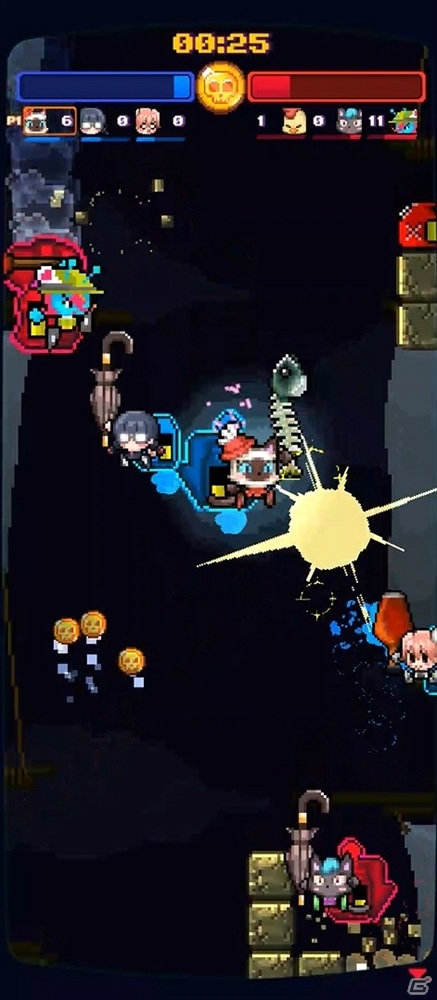 シンプル操作のスマホ向けクイックバトルアクション「ROCK BOTTOM」が配信開始！の画像8
