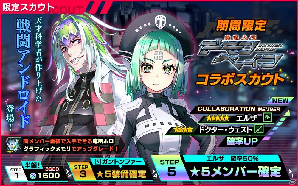 凍京NECRO SUICIDE MISSION」でコラボイベント「斬魔大聖デモンベイン