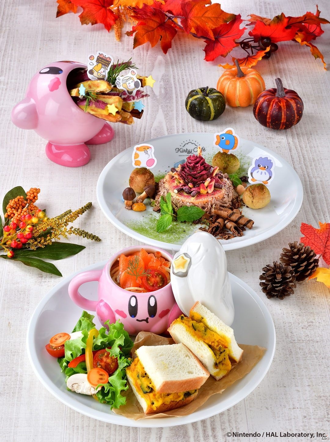 「カービィカフェ」秋の味覚をたっぷり味わえる期間限定メニュー3種が9月18日に登場！の画像1